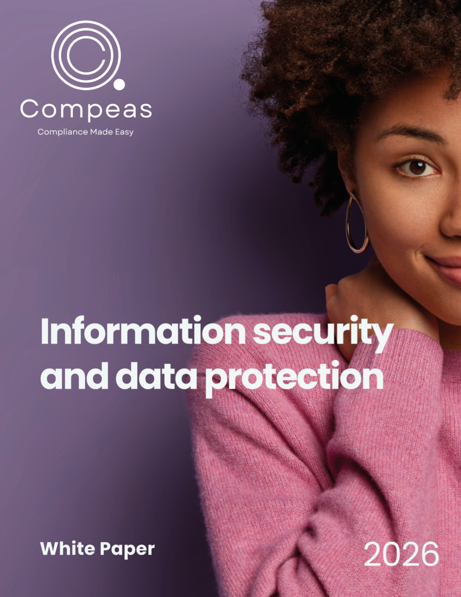 Cover of the Compeas Information Security and Data Protection White Paper 2026